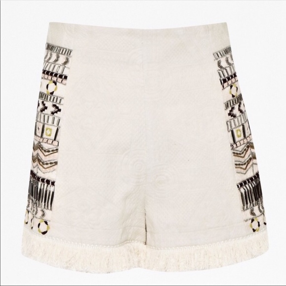 Embroidered shorts